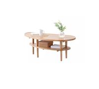 BASXDRFXZ Tables D'appoint Table Basse Nordique en Bois Massif, Simple, Moderne, créative, for Salon, Petit Appartement, à thé chêne
