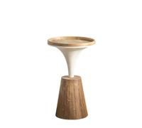 BASXDRFXZ Tables D'appoint Table Basse Nordique Simple en Bois de thé, Ronde for Salon, Bureau, Petit Appartement(A)