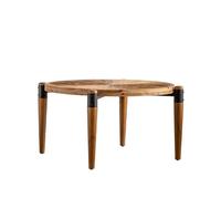 BASXDRFXZ Tables D'appoint Table Basse Nordique Simple en Bois de thé, Ronde for Salon, Bureau, Petit Appartement