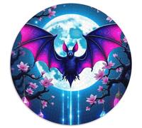 Bat 1000 Pièce Jigsaw Puzzles Jeux ÉduChatifs Soulageur De Stress Jigsaw Circulaire Défi Couleur pour Adultes Et Enfants 1000pcs (67.5x67.5cm)
