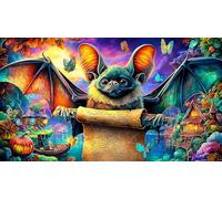 Bat 1000 pièces Jeu éducatif détente Puzzle Papier recyclé Cadeau Amusant & Activité Maison pour décoration Murale et Cadeaux 70x50/1000 pièces