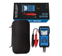 BAT-360 Testeur de batterie de voiture 12 V avec système de démarrage et diagnostic du système de charge, écran TFT, testeur de batterie pour AGM pour gel EFB pour Lifepo4, voiture, moto, camion, pour
