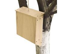 Bat Box Habitat en bois résistant aux intempéries pour le contrôle des | Maison en bois pour chauve-souris d'extérieur pour nidification observation cour jardin porche arbre hiver