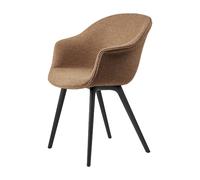 Bat Chaise de Salle à Manger Pieds en Plastique Bouclé 032