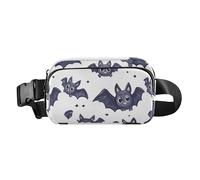 Bat Energetic Sac banane mignon pour femmes, hommes, adolescents, sac de poitrine multifonction avec sangle réglable pour voyage, course à pied, randonnée, chauve-souris énergétique, taille unique,