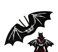 Bat Halloween Costume - Tenue de fête non tissée | Squelette imprimer de style vampire habille des vêtements, accessoires spooky festivals de nuit effrayant, horreur des vêtements de fantaisie sur le