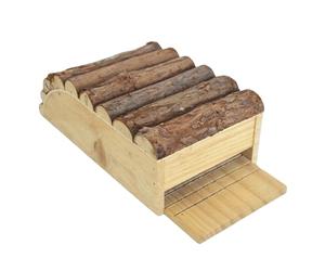 Bat Houses - Abri en bois résistant aux intempéries - Grande boîte à bateaux compacte avec crochets de montage - Maison de roosting sécurisée pour cour, jardin, ferme, patio, arbres, posters, parcs