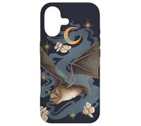 Bat Moth Gothic Goblincore Witchcraft Dark Academia Therian Coque pour iPhone 17