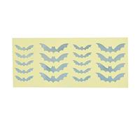 Bat motif de manche de guitare décor, les incrustations d'incrustations de guitare avec design autocollant adhésif pour guitare, basse et ukulélé