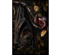 Bat Notebook: Gothic Fig & Fruit Design for Writing, Notes and Everyday Use: Lined Writing Notebook for Bat Lovers, Gothic Art Fans and Dark Nature Style