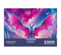 ：Bat Puzzle Jeux 1000 Pièces Volumineuses Qualité Supérieure, Créativité, Jeu De Puzzle Difficile, Cadeau De Noël pour Filles/garçons, Adultes Et Personnes De Plus De 14 Ans 70x50cm/1000pcs