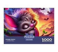 Bat Puzzles 1000 Pièces pour Adultes Et Enfants De Qualité Supérieure Jeu ÉduChatif Activité Familiale Parfaite 52x38cm/1000pcs