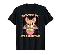 Bat-ter Up It's Ramen Time Kawaii Mignon drôle T-Shirt