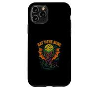 Bat to The Bone Scary Flying Bat Halloween Design Coque pour iPhone 11 Pro