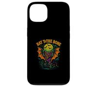 Bat to The Bone Scary Flying Bat Halloween Design Coque pour iPhone 13