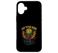 Bat to The Bone Scary Flying Bat Halloween Design Coque pour iPhone 16 Plus