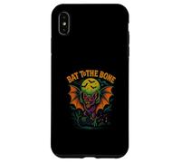 Bat to The Bone Scary Flying Bat Halloween Design Coque pour iPhone XS Max