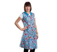 Bata pour femme, tablier, robe de maison, sans manches, coton, multicolore, Style 1, 51