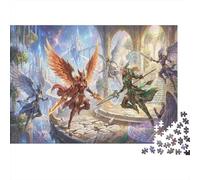 Bataille Céleste Puzzle 1000 Pièces Adultes Et Enfants,Jeu Éducatif,Anti-Stress, Ange,Casse-tête,Premium,Carton,Dès 14 Ans,Déco Murale,Détente,Défi 70x50cm