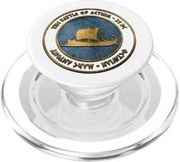 Bataille d'Actium Octave Marc Antoine Histoire Romaine PopSockets PopGrip pour MagSafe