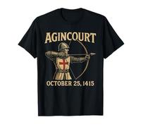 Bataille d'Agincourt 1415 T-Shirt Histoire de l'archer à Arc Long T-Shirt