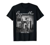 Bataille d'Appomattox Grant & Lee Civil War T-Shirt