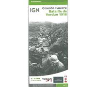 IGN 87055 Bataille de Verdun 1916 – 1/75 000