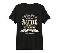 Bataille de Wits - Citation Amusante de William Shakespeare T-Shirt Haut de Gamme