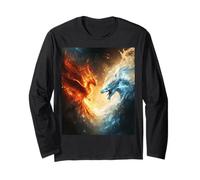 Bataille Épique Entre Feu Et Glace Manche Longue