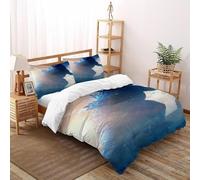 Bataille Godzilla Housse De Couette 3 Pièces Animal Theme Wildlife Housse De Couette Imprimée Et 2 Taie d'oreiller Super King（260x220cm）