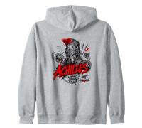 Bataille guerrière Grecque Antique du héros Spartiate d'Achille Sweat à Capuche