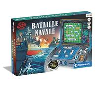Clementoni Jeu de société Bataille Navale – Magnétique, navires 3D, 2 joueurs, 6 ans+