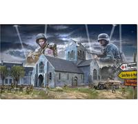 Bataille Of Normandy Saint / Mere / Eglise 6 June 1944 Plastique Kit 1:72 Model