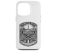 Bataille Saratoga New York NY Révolution américaine Histoire des États-Unis Coque pour iPhone 13 Pro