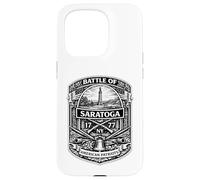 Bataille Saratoga New York NY Révolution américaine Histoire des États-Unis Coque pour iPhone 15 Pro