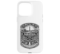 Bataille Saratoga New York NY Révolution américaine Histoire des États-Unis Coque pour iPhone 15 Pro Max