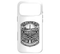 Bataille Saratoga New York NY Révolution américaine Histoire des États-Unis Coque pour iPhone 17 Pro Max