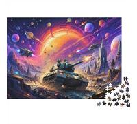 Bataille Spatiale 1000 Pièces Mini Puzzle pour Adultes | 70x50cm Carton, Décoration Maison, Coupe Précise, Cadeau Anniversaire, Détente Esprit
