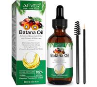 Batana Oil 60ml, Huile de Batana Bio pour Cheveux, Sourcils et Cils, Adapté à L'aromathérapie, Au Massage et à La Diffusion D'arômes