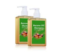 Batana Oil Shampoo, shampooing Batana à l'extrait de romarin, huile de batana pour cheveux clairsemés, nourrit le cuir chevelu et renforce les cheveux pour hommes et femmes (2pc)