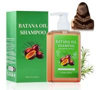 Batana Oil Shampooing de Batana Para La Caida del Cabello, huile de romarin pour tous les types de cheveux, réparation et nutriments (300 ml)