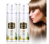 Batana Oil Spray pour la Pousse des Cheveux, Serum Pousse Cheveux Enrichi En Huile d'Romarin Ricin et Biotine, Spray Anti Frisottis pour Cheveux Fins et Clairsemés 60 ml (2 x 60ml)