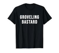 Bâtard à Groveling T-Shirt Graphique avec Valeur, Homme, Noir, S