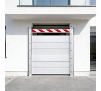 Batardeau Anti-Inondation 395x160cm/13.0x5.2ft, BarrièRes Anti-Inondation RéUtilisables et Amovibles, Joint Porte Garage BarrièRe Anti Inondation, DéFlecteur D'Eau de Protection Contre Les Inondat