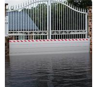 Batardeau Anti Inondation Porte, Aluminium Barrière Anti-inondation, Barrières Anti-inondation Pour Les Entrées De Portails, De Garages Et De Passages Souterrains(110 * 60cm)