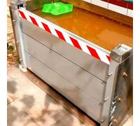 Batardeau Anti Inondation Porte de Garage Protection Contre Les Inondations Système de Prévention Des Inondations Barrière de Protection Inondation Boudin Anti Inondation Porte(240x40cm)