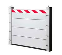 Batardeau Anti-Inondation Temporaire en Aluminium - Barrière Flowstop avec déflecteur d'eau, plaque de rétention d'eau et batardeau étanche, pour garages, passages souterrains(120 * 80cm)