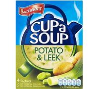 Batchelors Cup a Soup crémeuse aux poireaux et pommes de terre (4 par paquet - 107g) - Paquet de 6