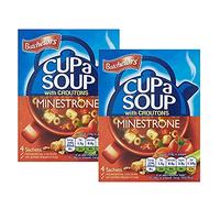 Batchelor's Cup A Soupe avec croûtons 4 sachets - Minestrone - Lot de 2 (2 x 94 g)