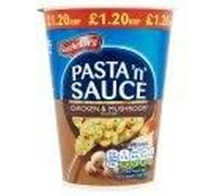 Batchelors Pasta 'n' Sauce Lot de 6 pots à champignons et poulets 65 g